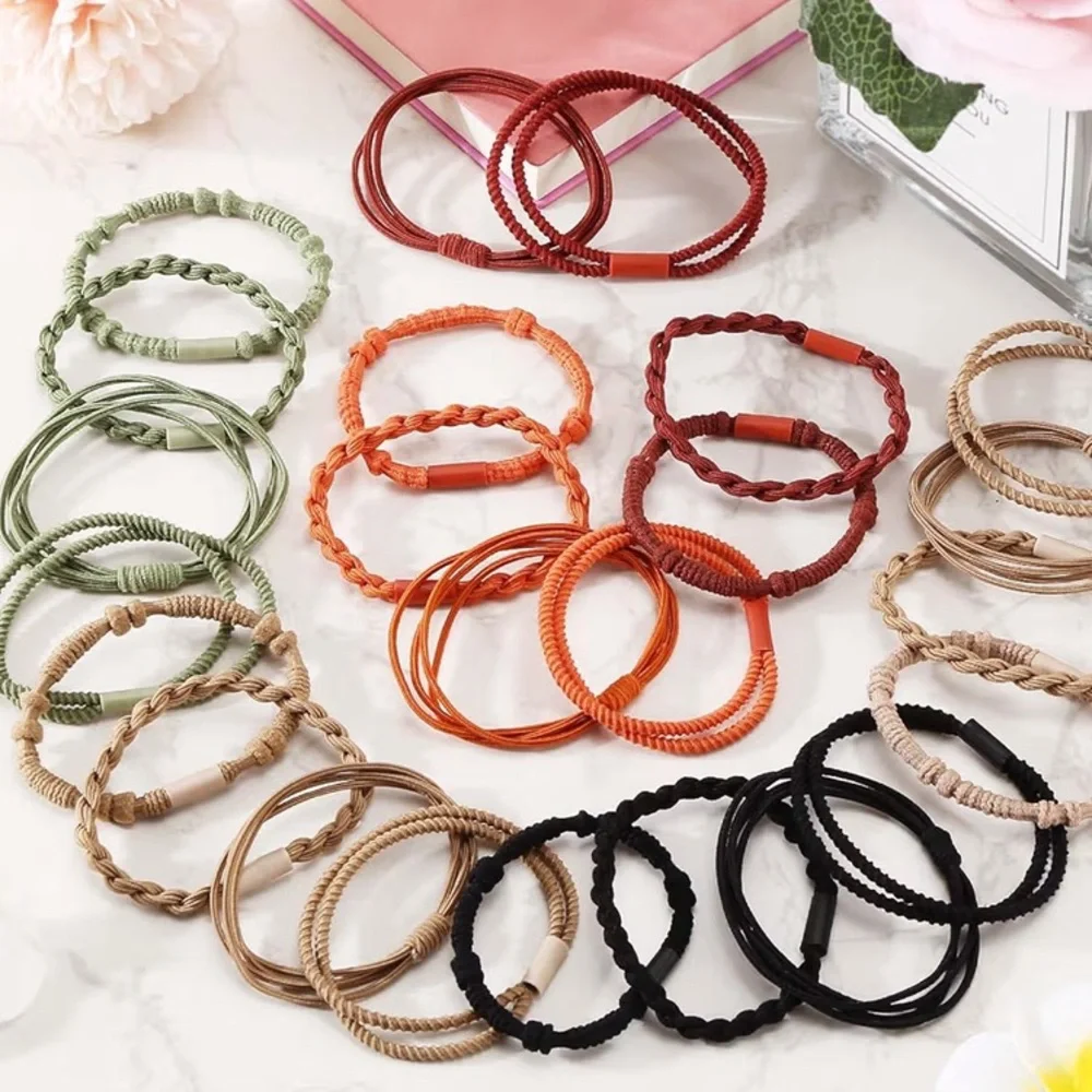 Hair Ties Retro Y2K Cottagecore Bohemian Bracelets Set - NEW